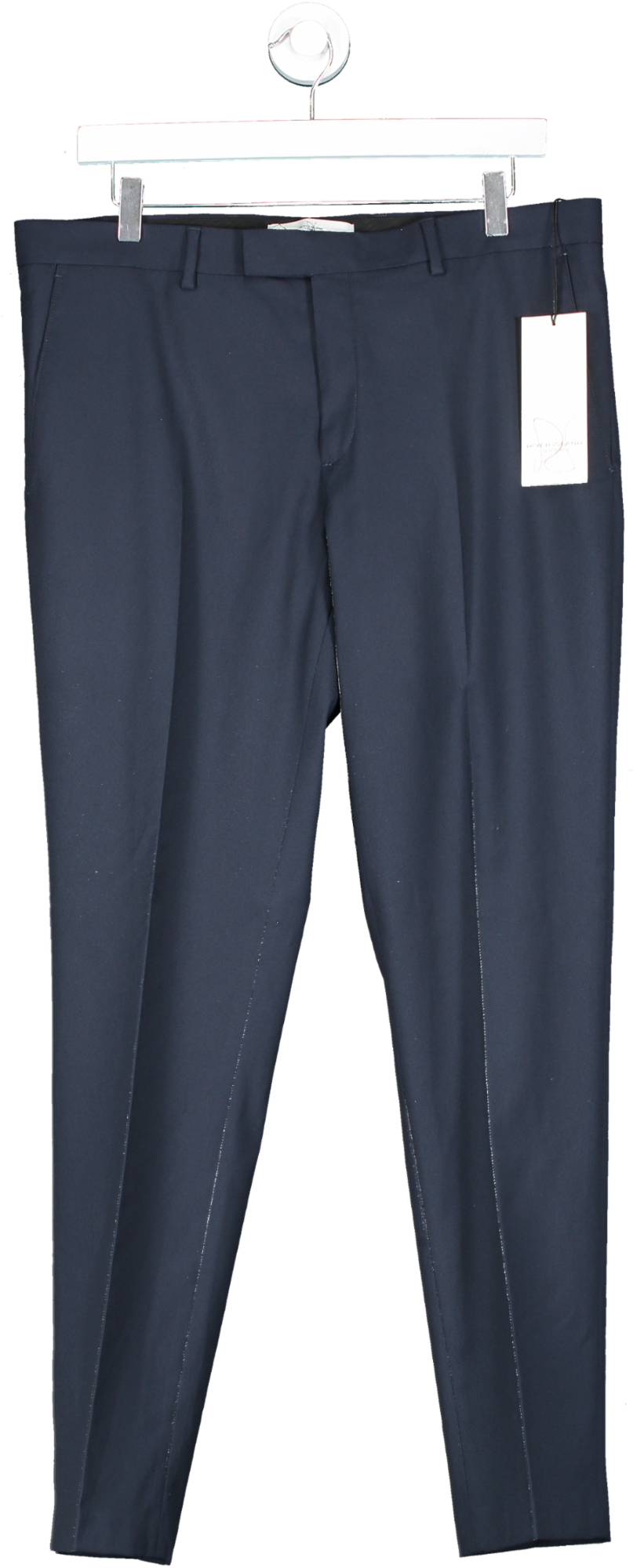 River Island Blue Skinny Fit Twill Suit Trousers W34