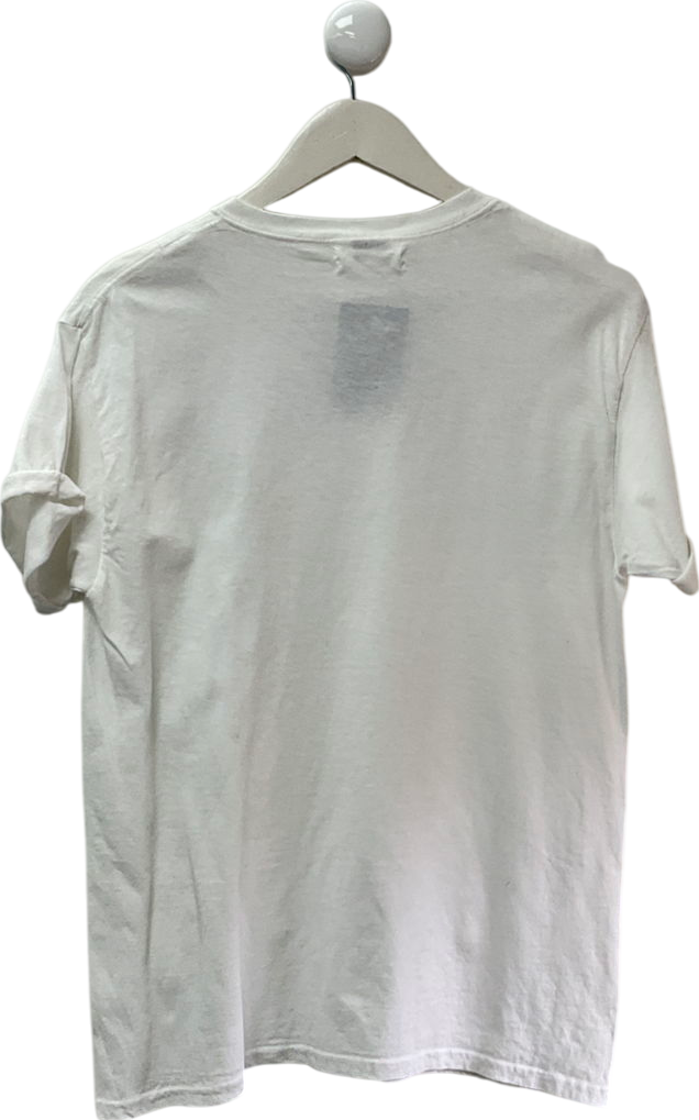 anthropologie White Cocktail Hour Graphic Tee UK L