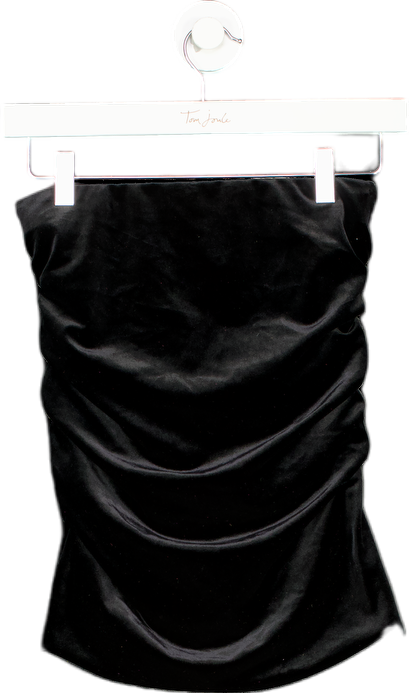 The Kooples Black Ruched Skirt SZ1 UK 8