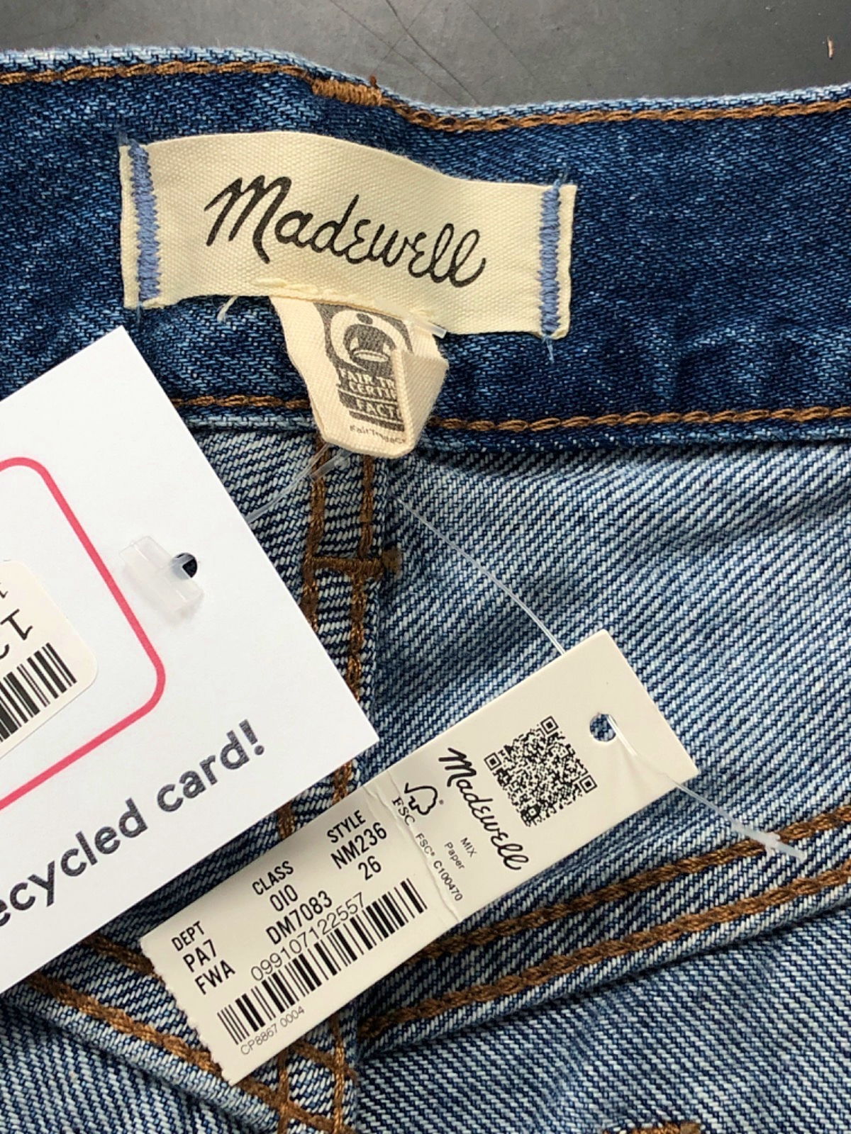 Madewell Blue Superwide-Leg Jeans Size 26