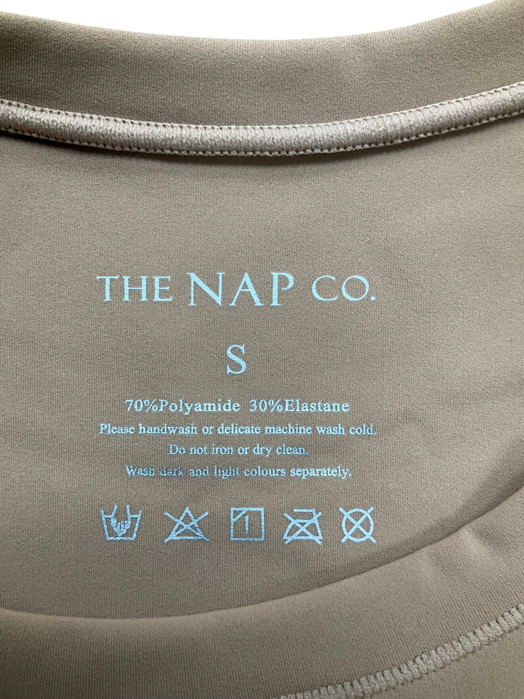 The NAP Co. Beige The Essential T Shirt Bodysuit UK S