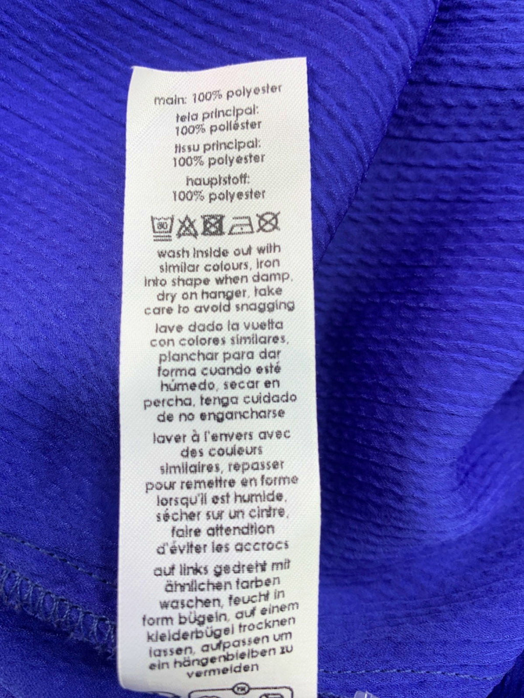 Live Unlimited Blue V-Neck Blouse UK 24