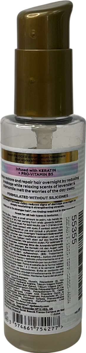 keratin Deep Recovery Overnight Treatment 125ml