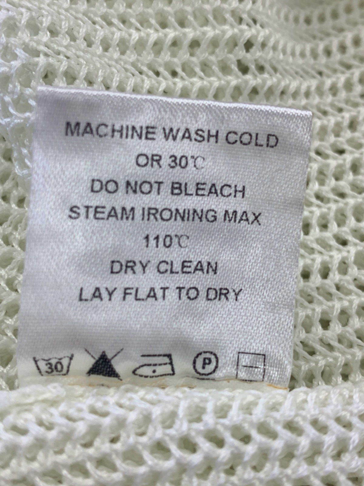 h:ours White Ribbed Long Sleeve Top UK S