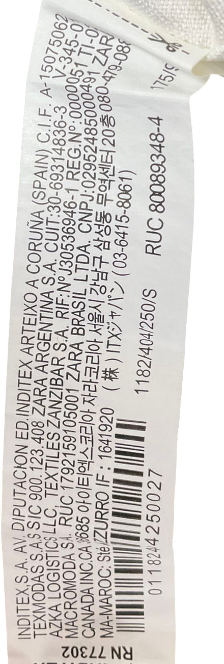 ZARA White Oversize Linen Shirt UK S