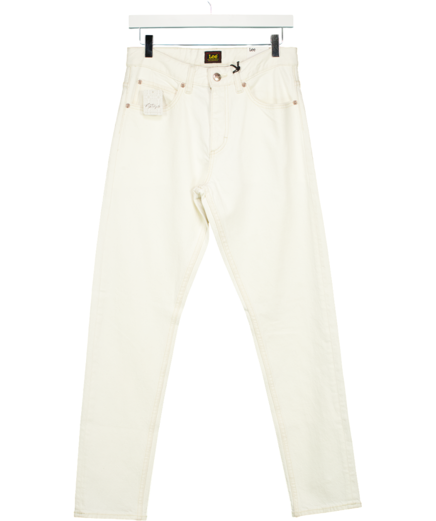 Lee White Rider Slim Straight Jeans W28