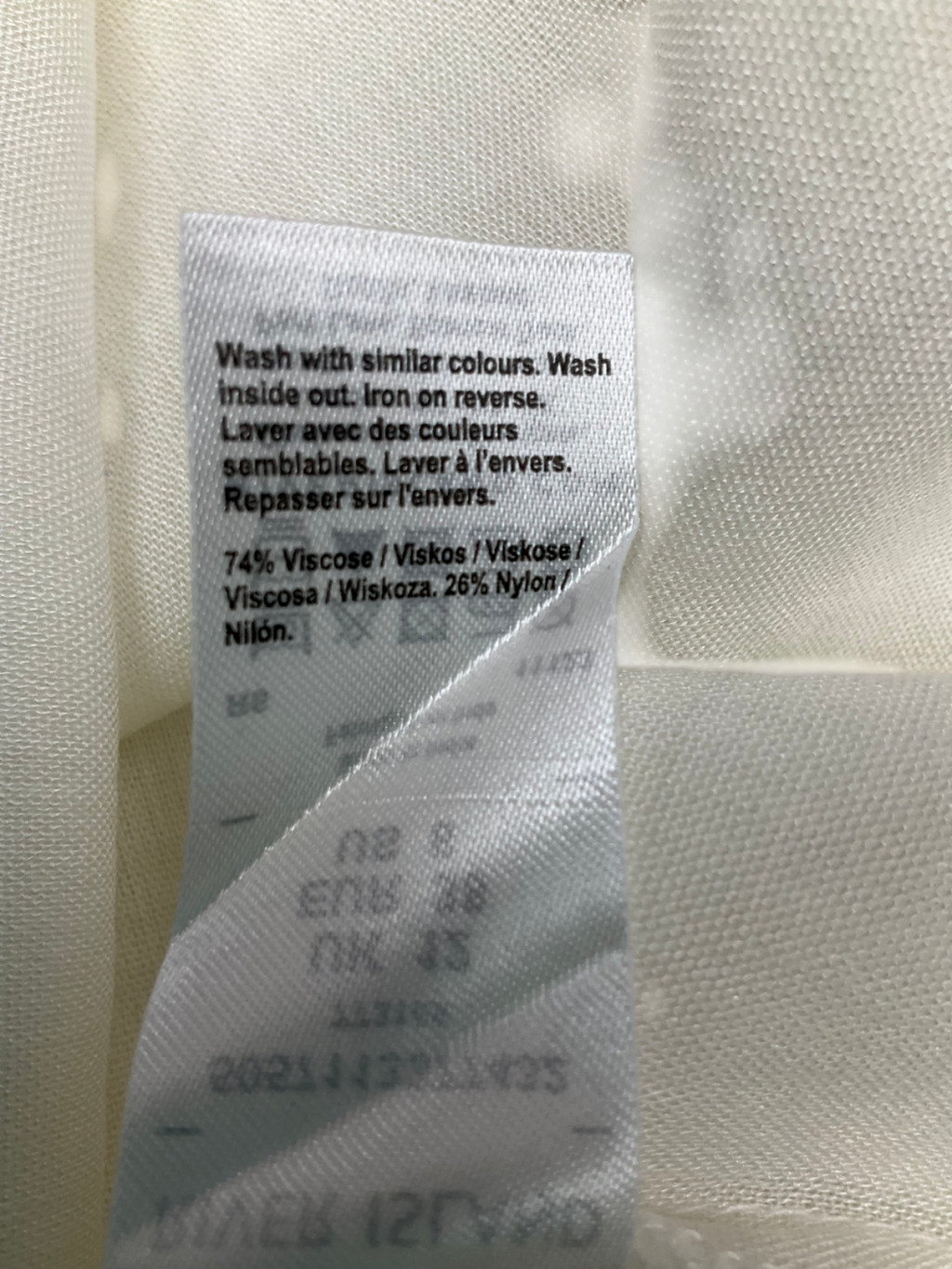 River Island White Button Detail Shirt UK 12