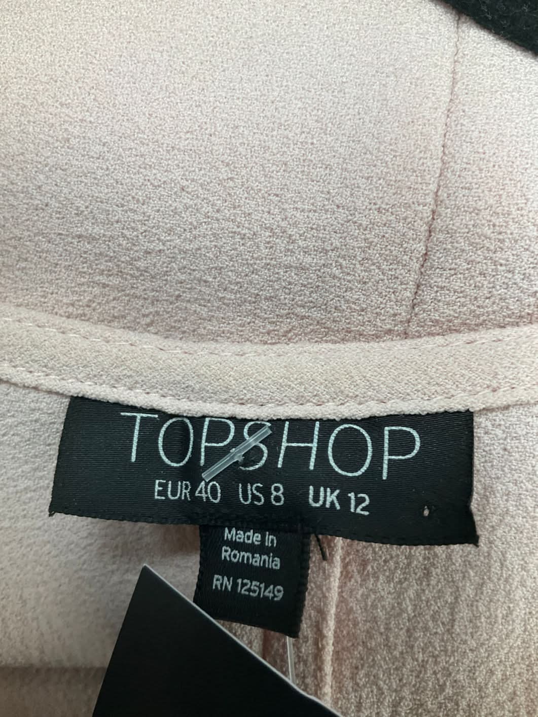 Topshop Pink Wrap Dress UK 12