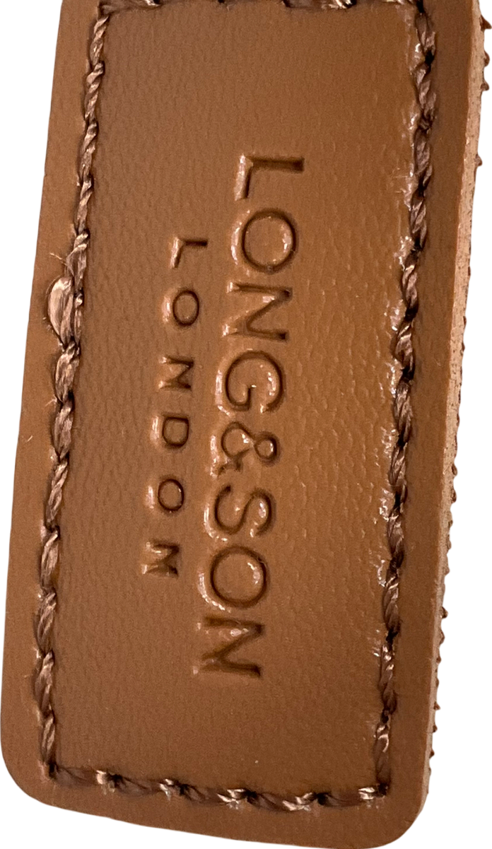 long & son Cream Cross Body Bag