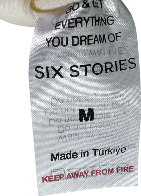 six stories Cream Ribbed Cardigan UK M