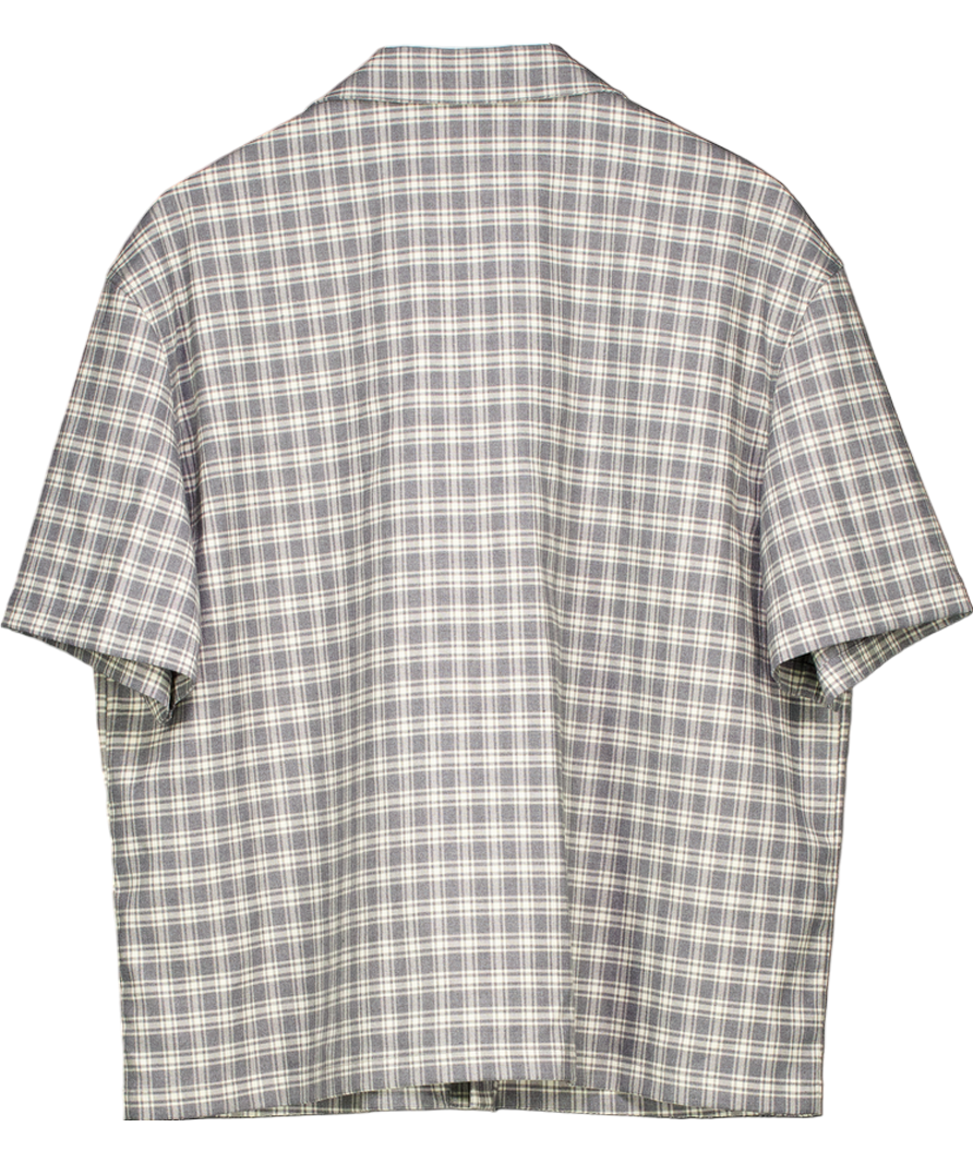 Brother And Kin Blue Oakland Boxy Shirt UK M