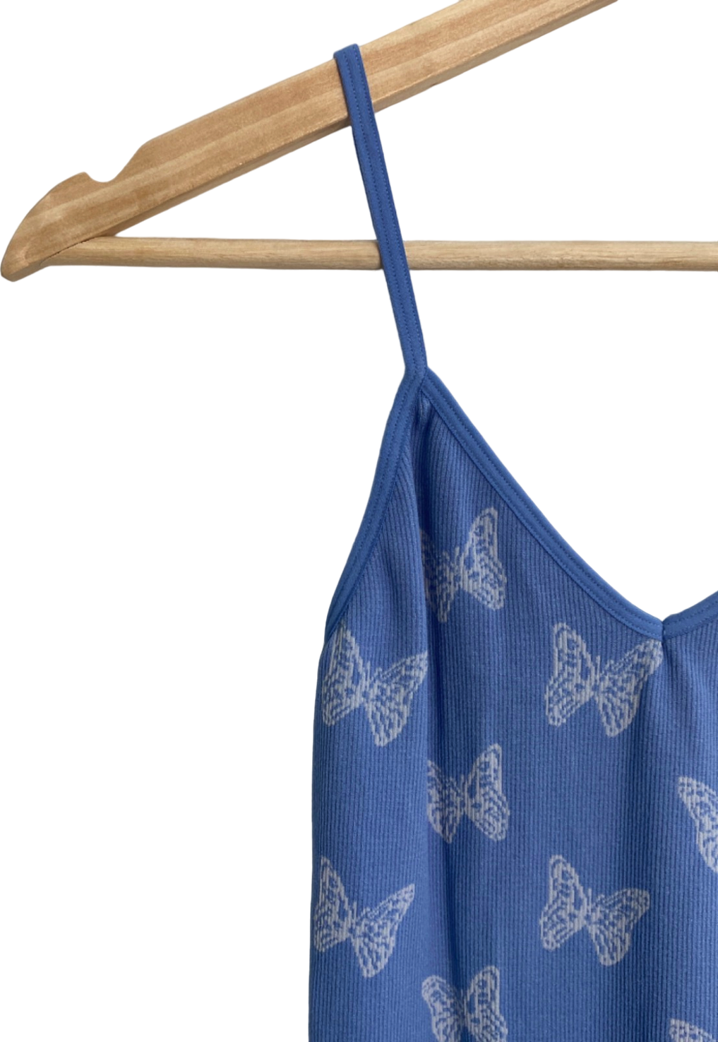 ANWND Blue Butterfly Print Jumpsuit S/M