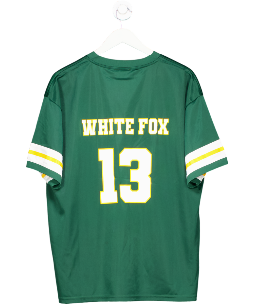 White Fox Friday Night Lights Oversized Jersey Dark Green UK M/L