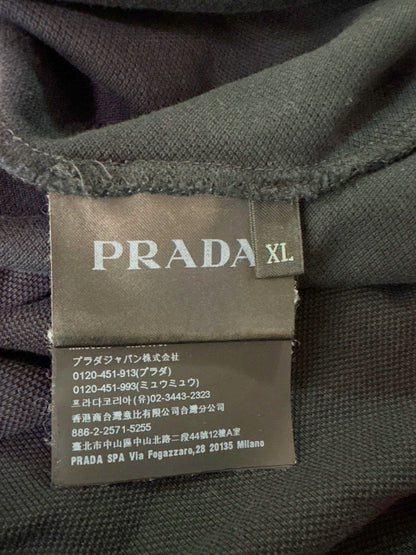 Prada Black Polo Shirt XL