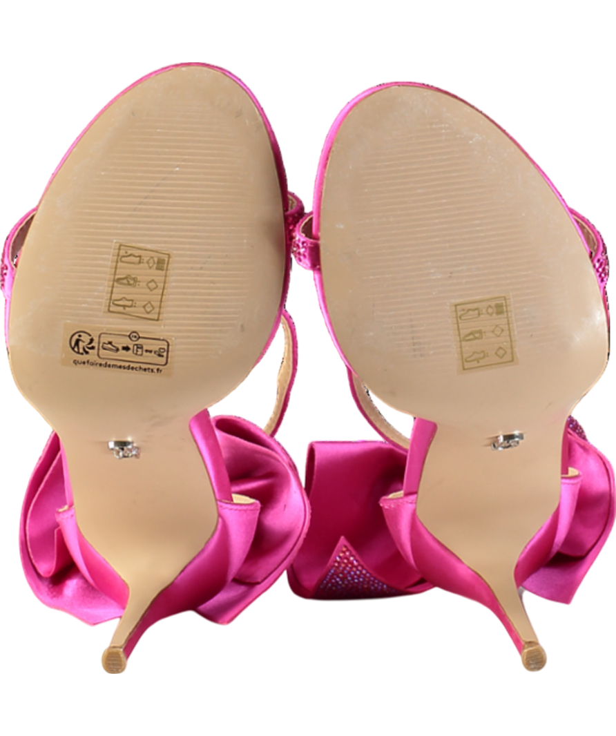 STEVE MADDEN Pink Bellarosa Magenta Sandal Heels UK 6 EU 39 👠
