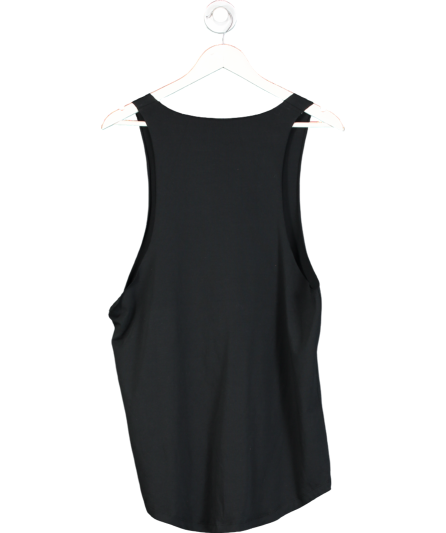 Alphalete Black Aa Raw Cut Tank UK L
