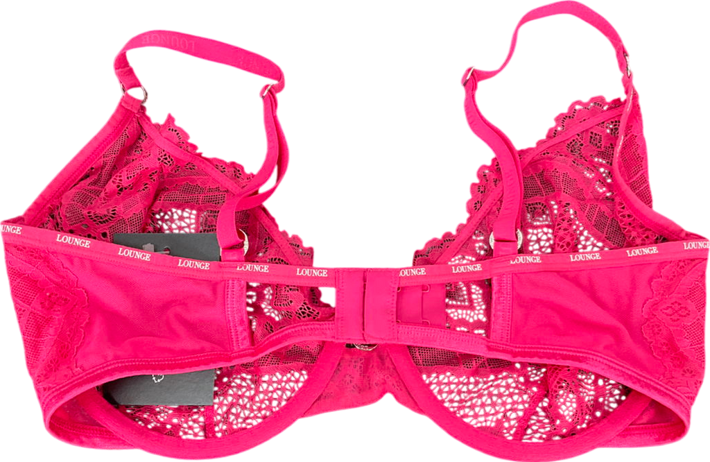 Lounge Underwear Pink Blossom Balcony Bra UK 36FF