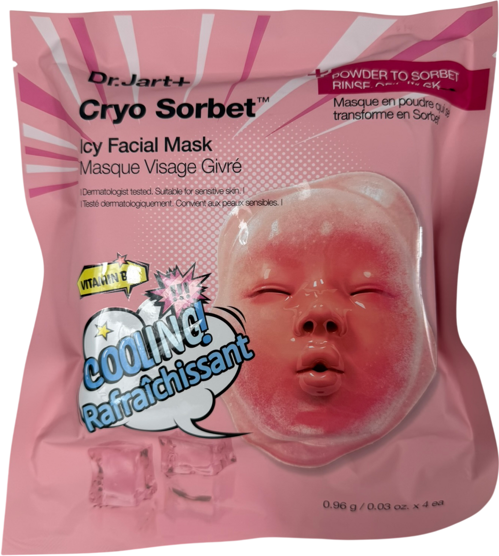 DR JART+ Cryo Sorbet™ Icy Facial Mask - 4 Pack one size