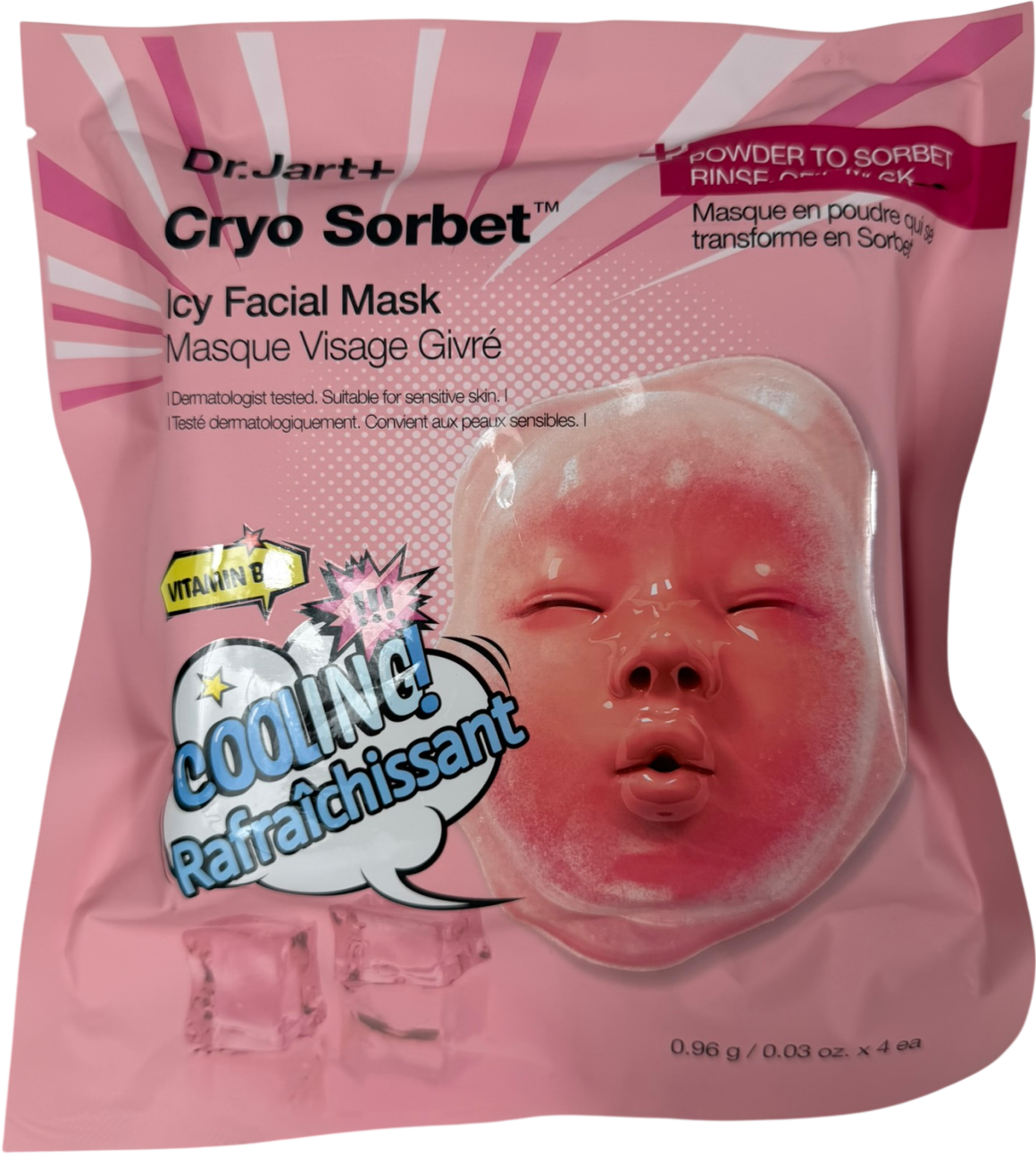 DR JART+ Cryo Sorbet™ Icy Facial Mask - 4 Pack one size