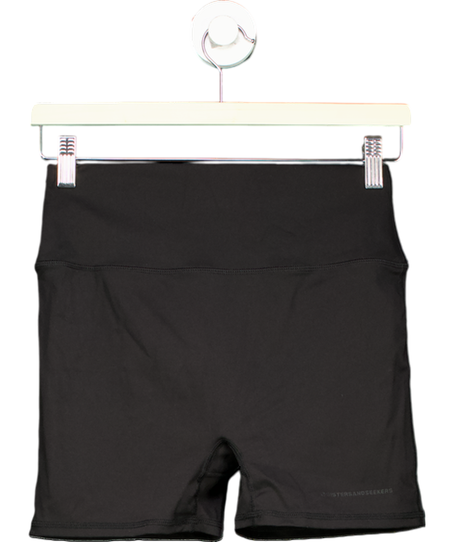 Sisters & Seekers Black Active Shorts In Jet UK S