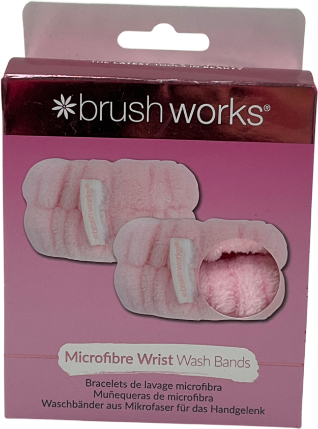 Brush works Microfibre Wrist Wash Bands - 2 Pack One size