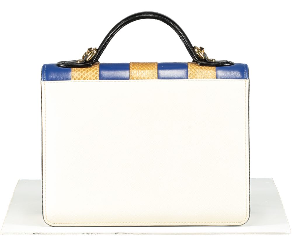 pittdar & bhur Cream Box Hand Bag