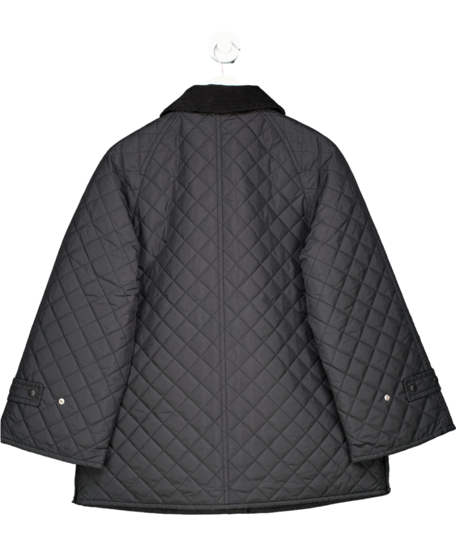 Arket Black Quilted Jacket UK 6