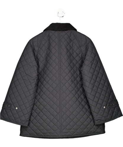 Arket Black Quilted Jacket UK 6