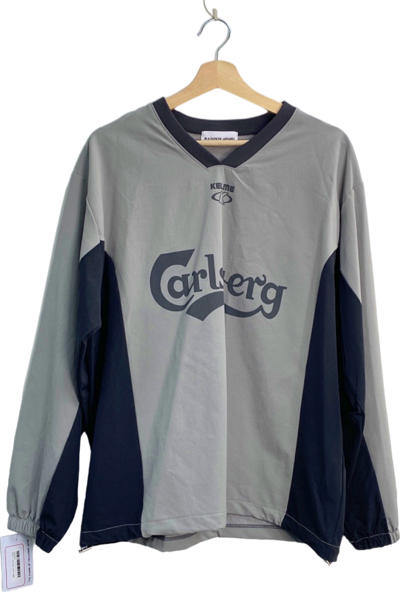 Blacksmith Apparel Grey/Black Carlsberg Long Sleeve Jersey UK Size L