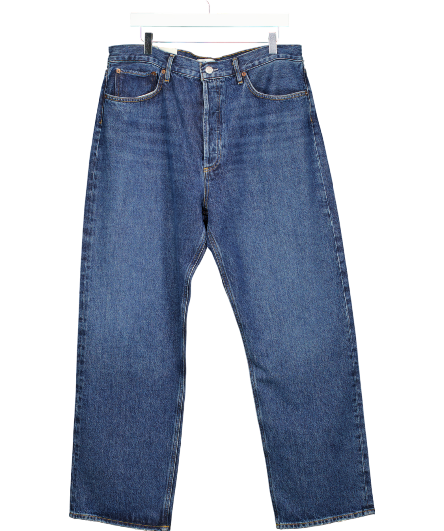 AGOLDE Blue 90s Mid Rise Loose Fit Jeans W33