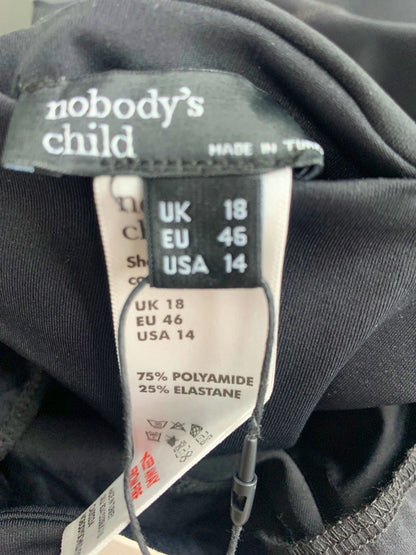 Nobody's Child Black Leggings UK 18