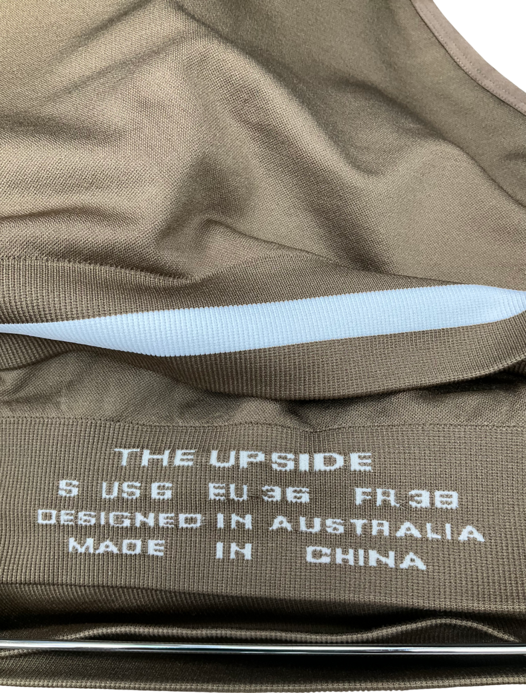 The Upside Brown Form Seamless High Rise Leggings And Kelsey Bra UK 8