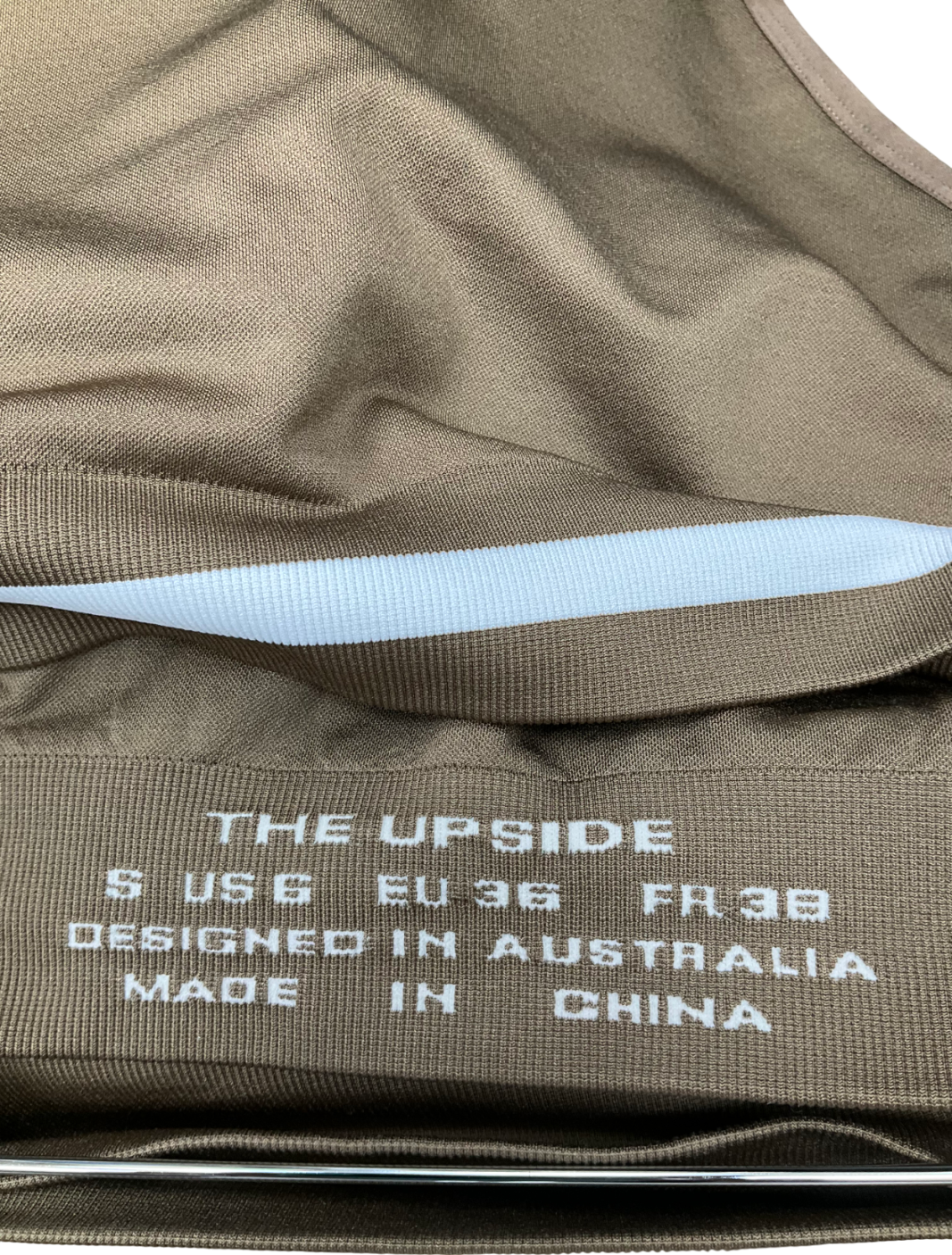 The Upside Brown Form Seamless High Rise Leggings And Kelsey Bra UK 8