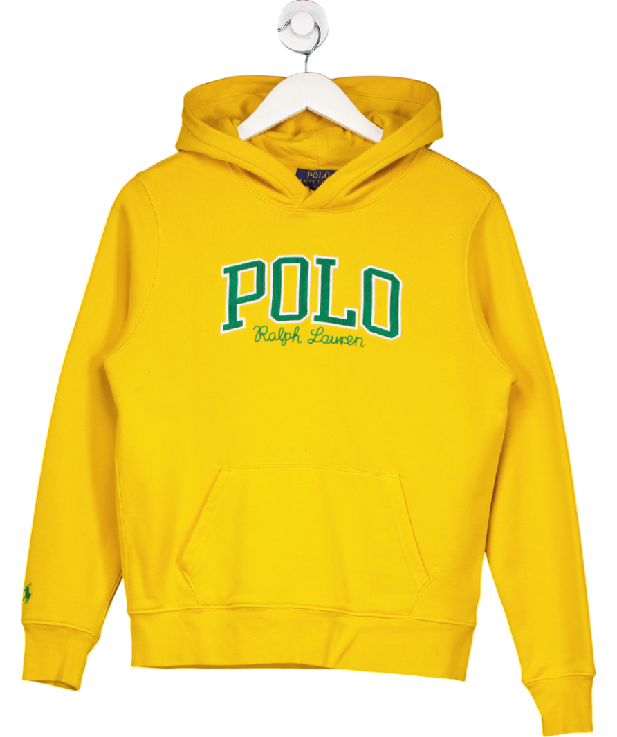 Polo Ralph Lauren Mustard Yellow Hoodie UK L