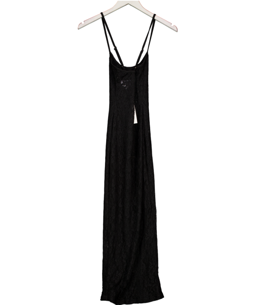 Sndys Echo Black Lace Maxi Dress UK XS