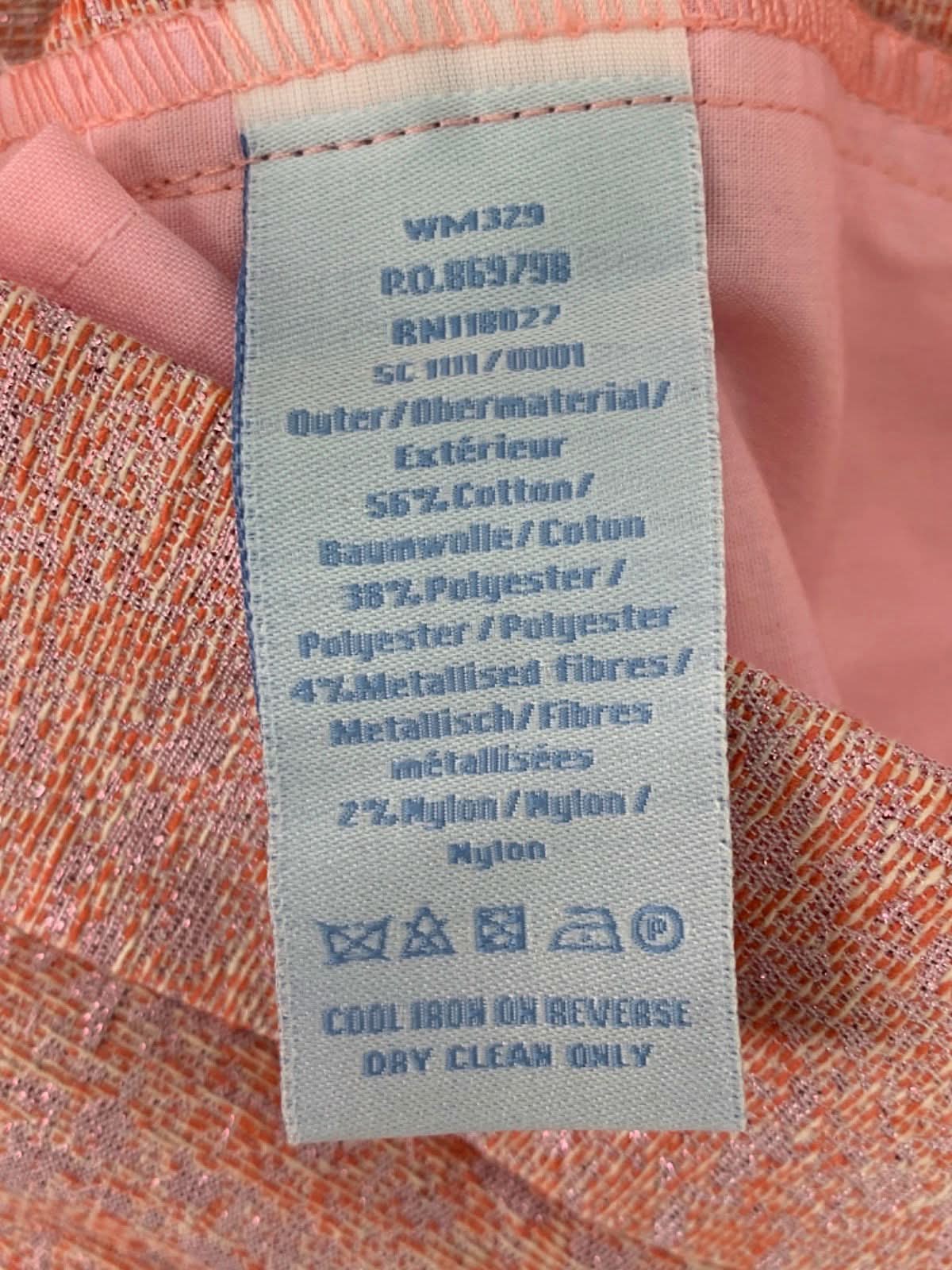 Boden Pink Textured Trousers UK 18L