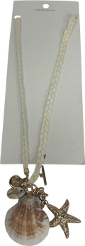 H&M White Shell Beach Necklace One Size