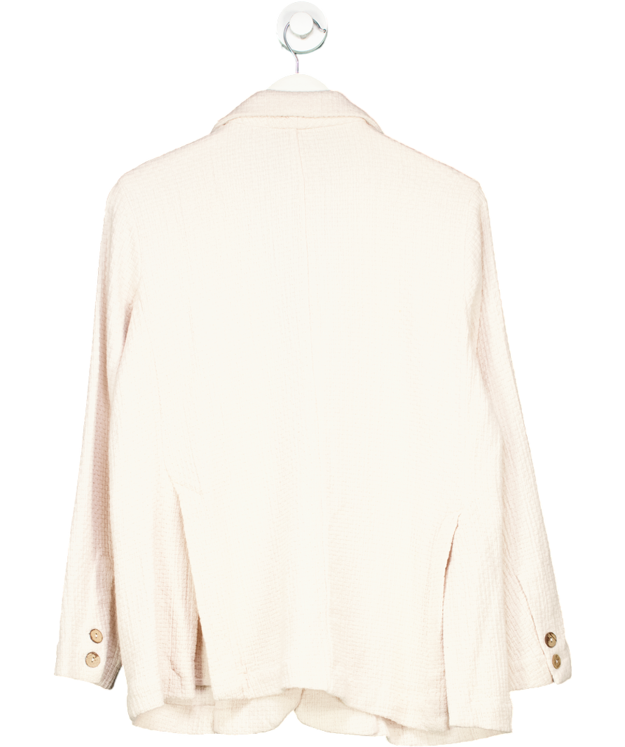 Free People Nude Like A Cloud Blazer UK XS