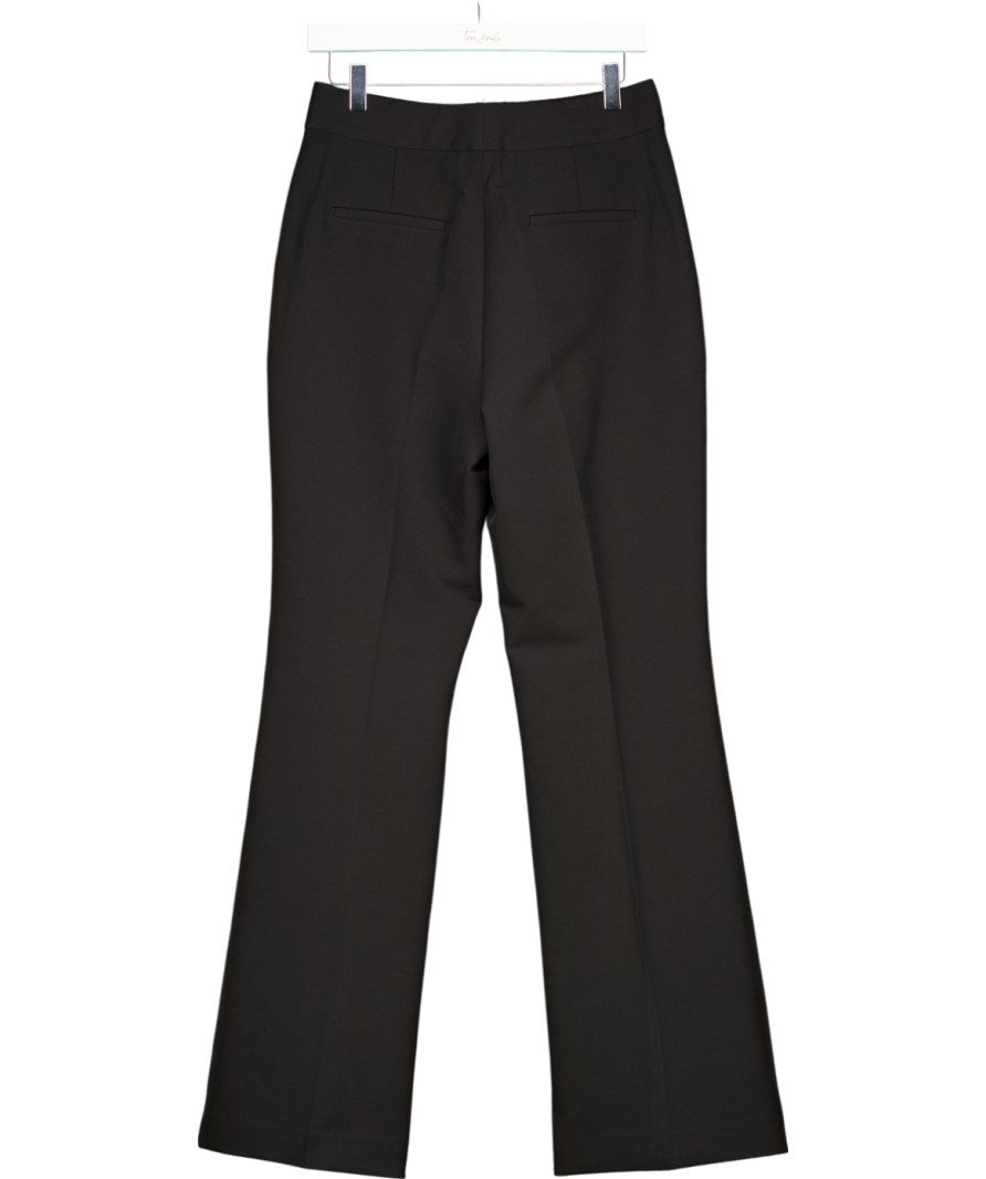 Karen Millen Black Tailored Kick Flared Trousers UK 10