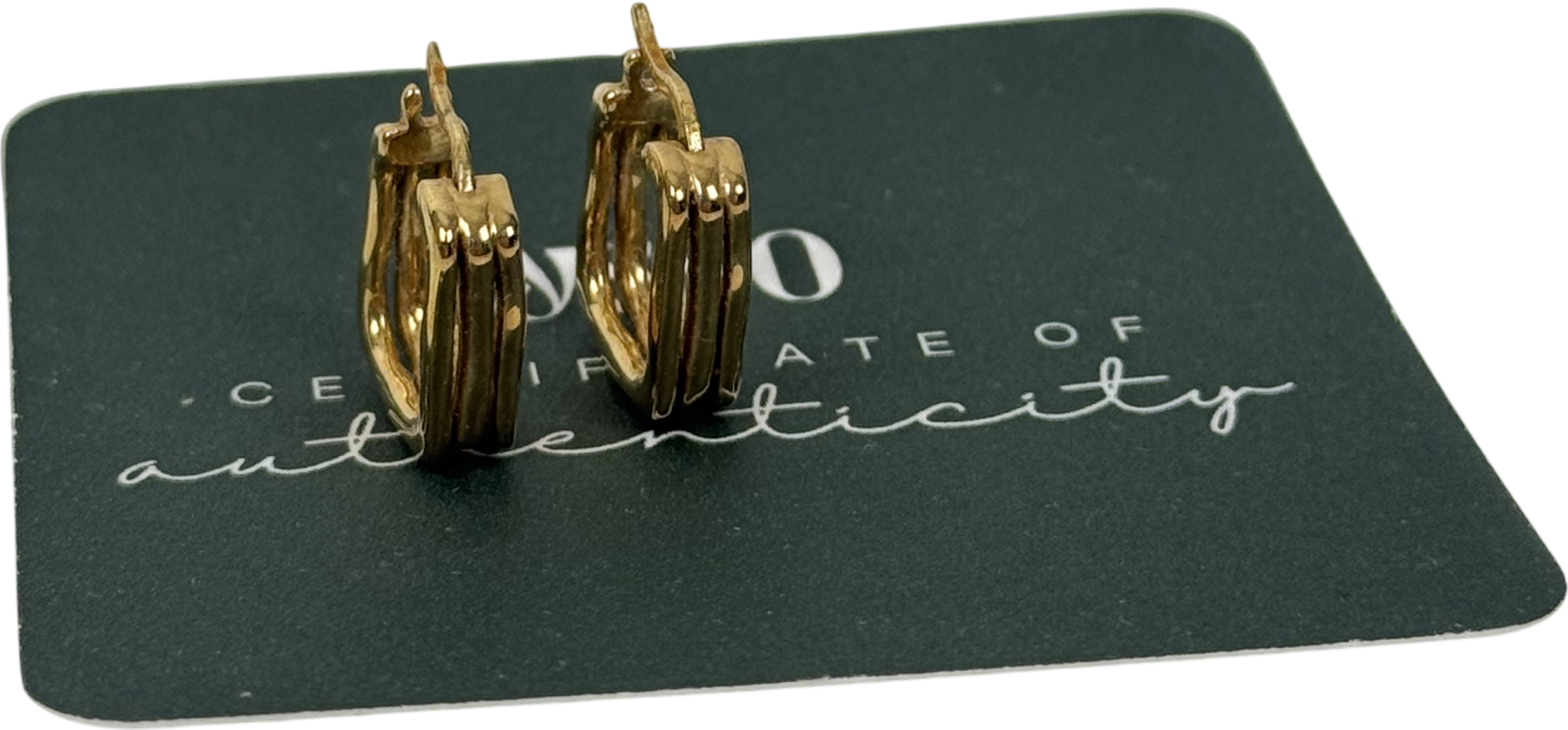 OSSR Metallic Timeless Hoop Earrings One Size