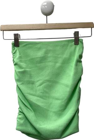 arabella london Green Ruched Mini Skirt UK 6