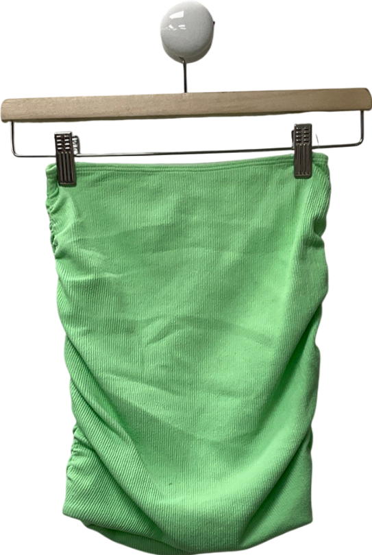 arabella london Green Ruched Mini Skirt UK 6