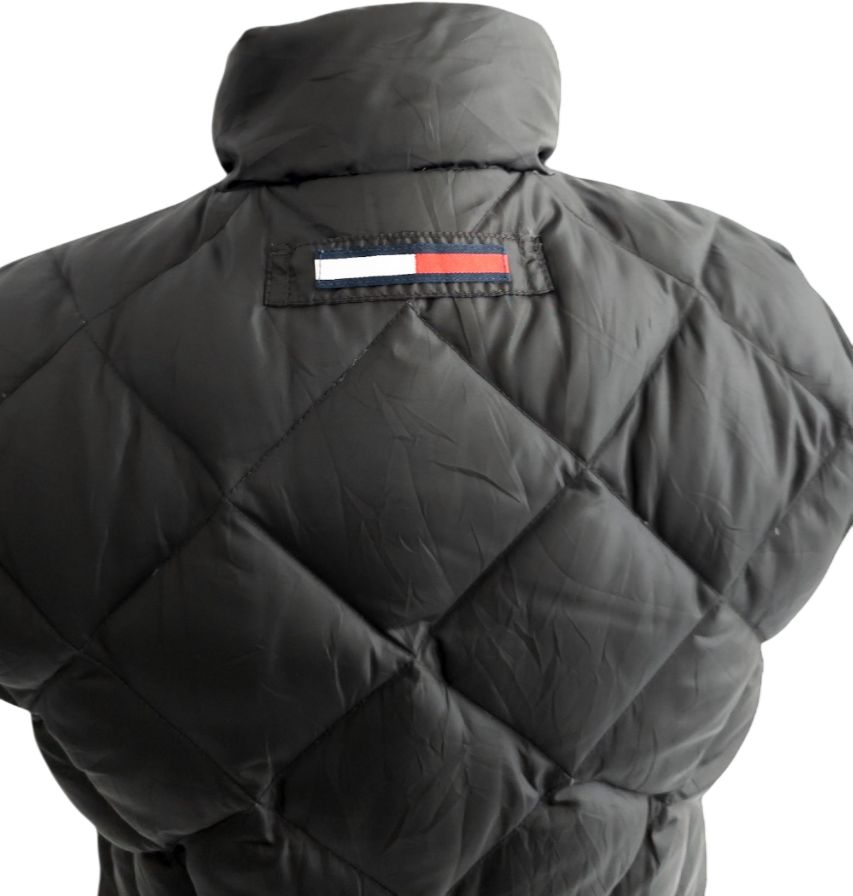 Tommy Hilfiger Black Down Filled Puffer Gilet UK S