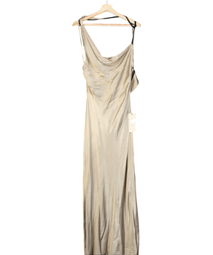Bec + Bridge Beige Farah Cowl Dress UK 16