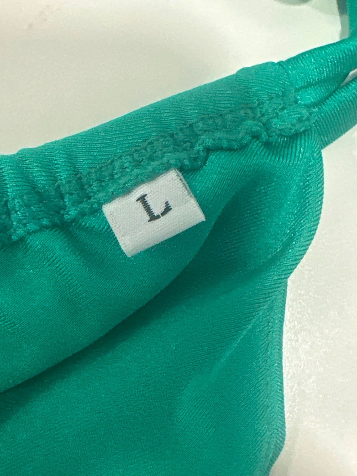 Green Triangle Bikini L