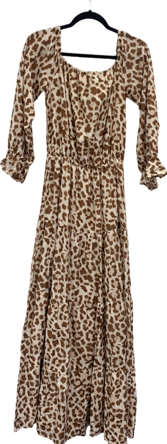 Minni Leopard Print Maxi Dress S