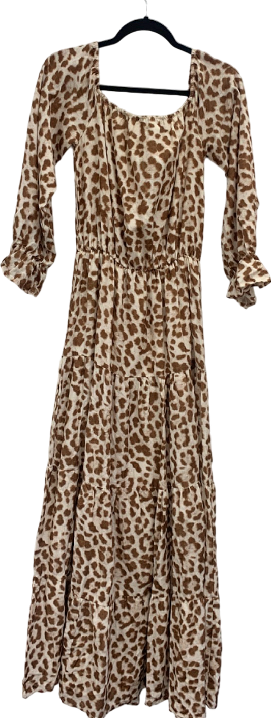 Minni Leopard Print Maxi Dress S