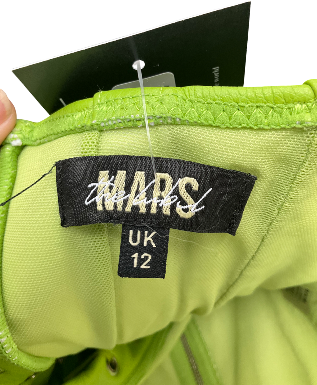 Mars the Label Green The Cinch Corset UK 12