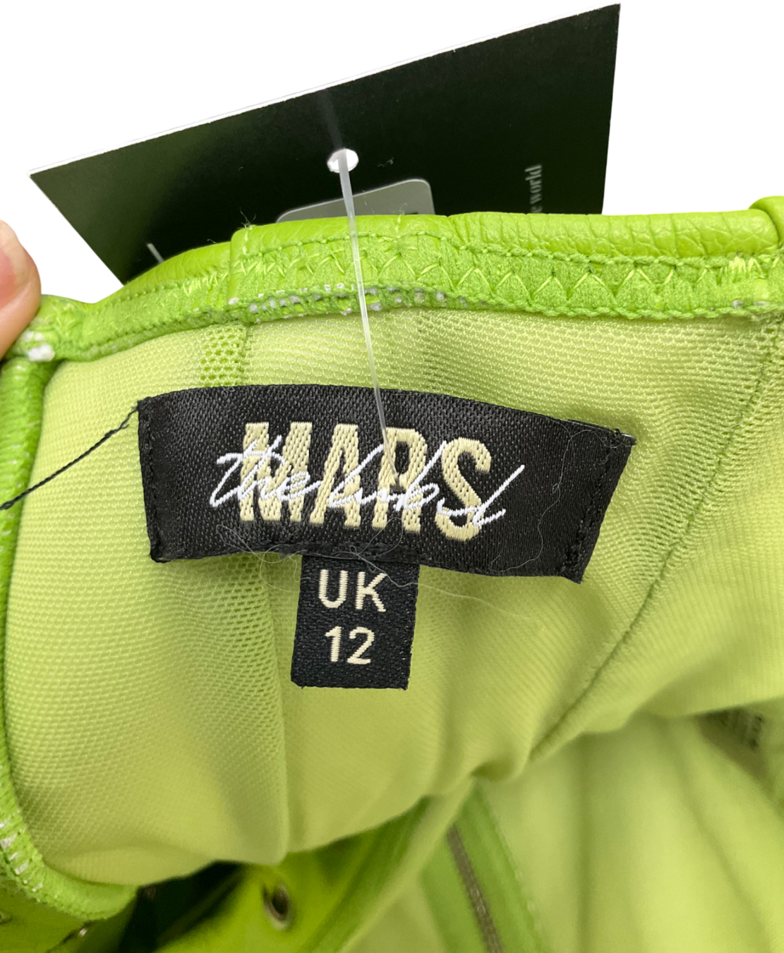 Mars the Label Green The Cinch Corset UK 12