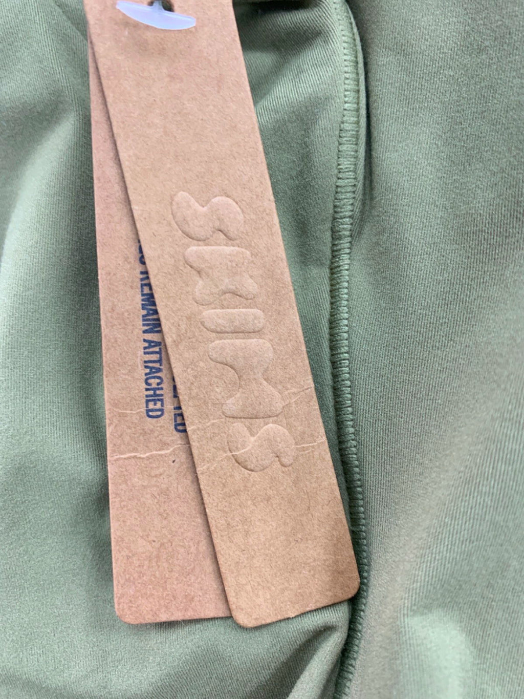 Skims Khaki High Neck Bodysuit UK M